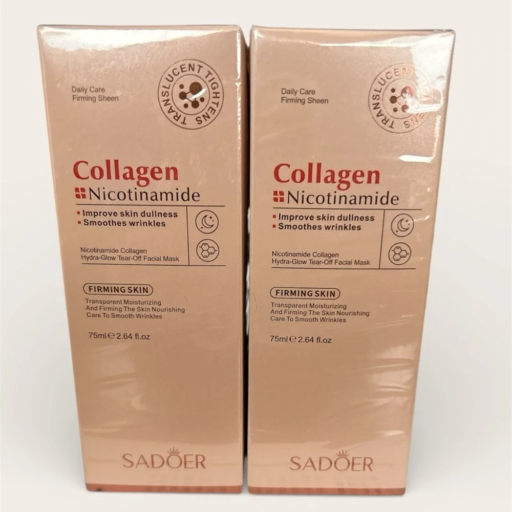 Inspirational Canvas Cosmetic Bag with (2) Sadoer Korean Tear-Off Facial Mask - Picture 2 of 3